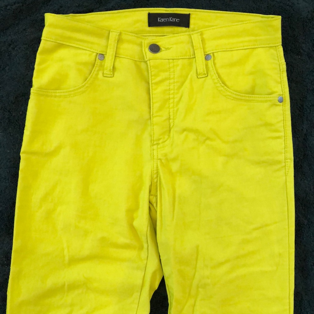 🍏Karen Kane Pop of color High-waist classic jean style stretch Jeggings